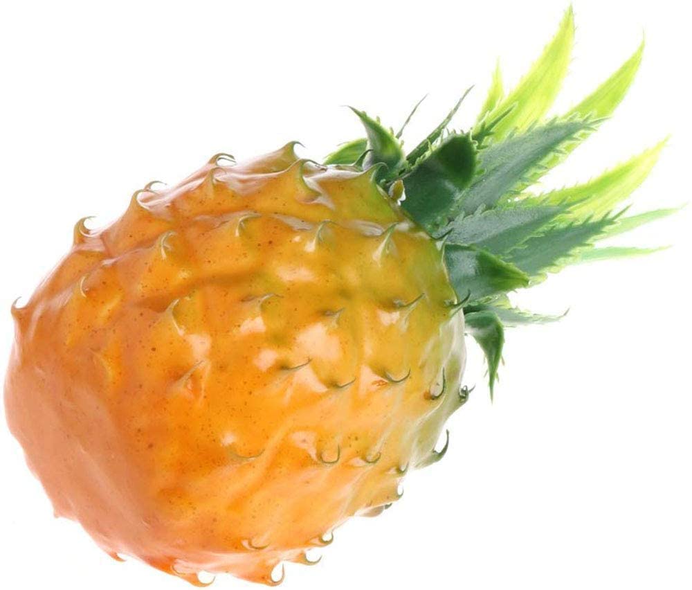 BUUEERR Realistic Fake Pineapple Fruit for Photography, Party, Home, Kitchen Cabinet Tabletop Decoration