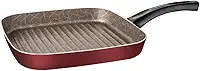 Bistequeira Tramontina Paris em Alumínio com Revestimento Interno em Antiaderente Starflon Max e Externo de Silicone Vermelho 28 cm 2,3 L