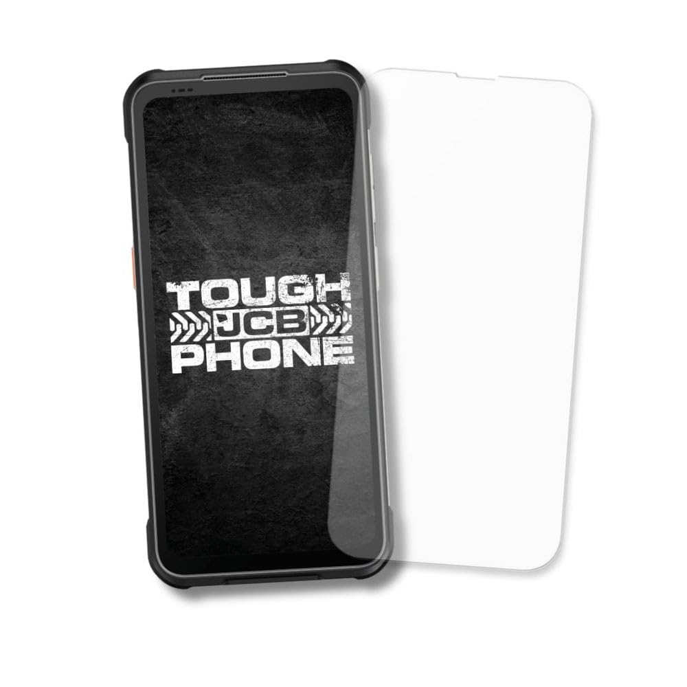 JCB Toughphone Tempered Glass Screen Protector – 9H Hardness, Anti-Scratch, HD Clarity Toughphone E10