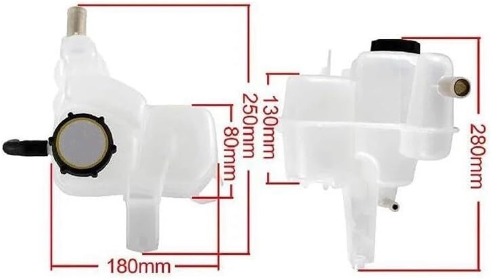 radiateur de voiture Voiture pour moteur pour radiateur Débordement Expansion pour réservoir Bouteille Réservoir Avec Bouchon
