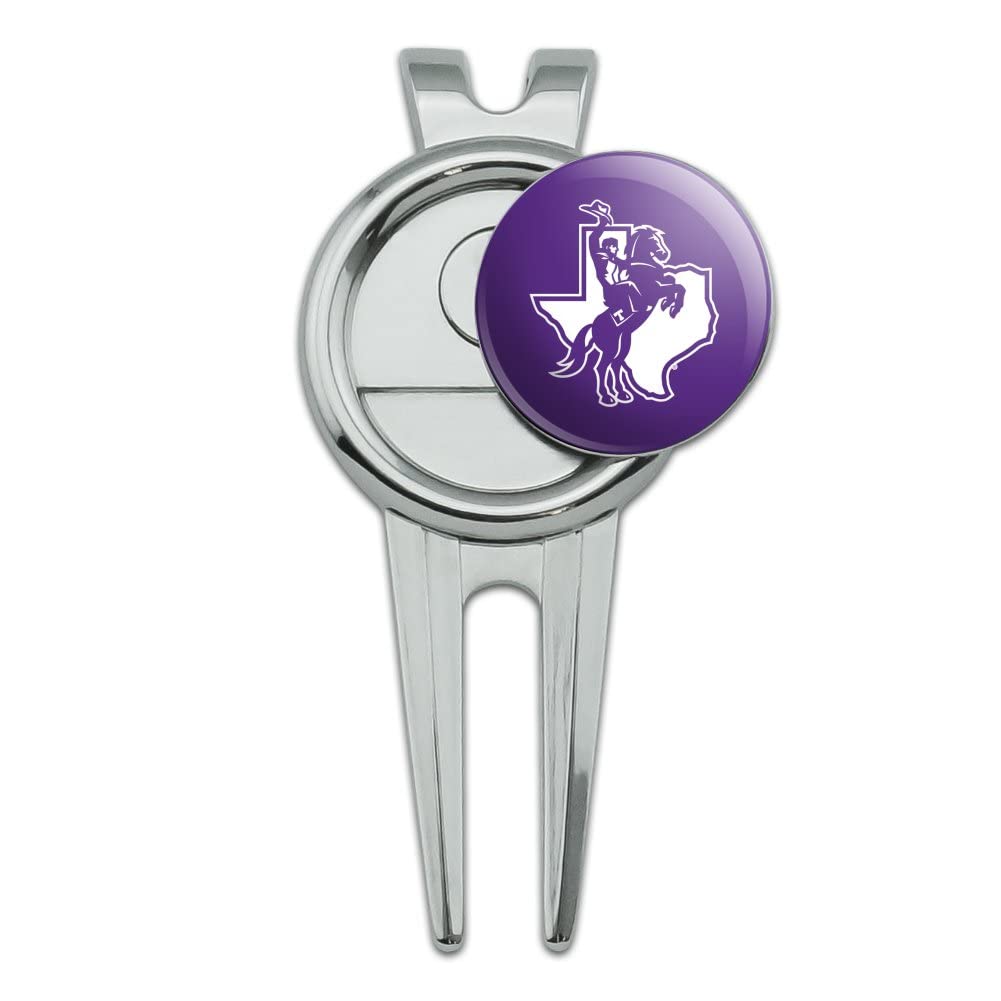 GRAPHICS & MORE Tarleton State University Primary Logo Golf Divot Repair Tool and Ball Marker