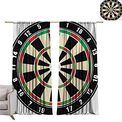 GUUVOR Sports Wear-Resistant Color Curtain Dart Board Numbers Sports Accuracy Precision Target Leisure