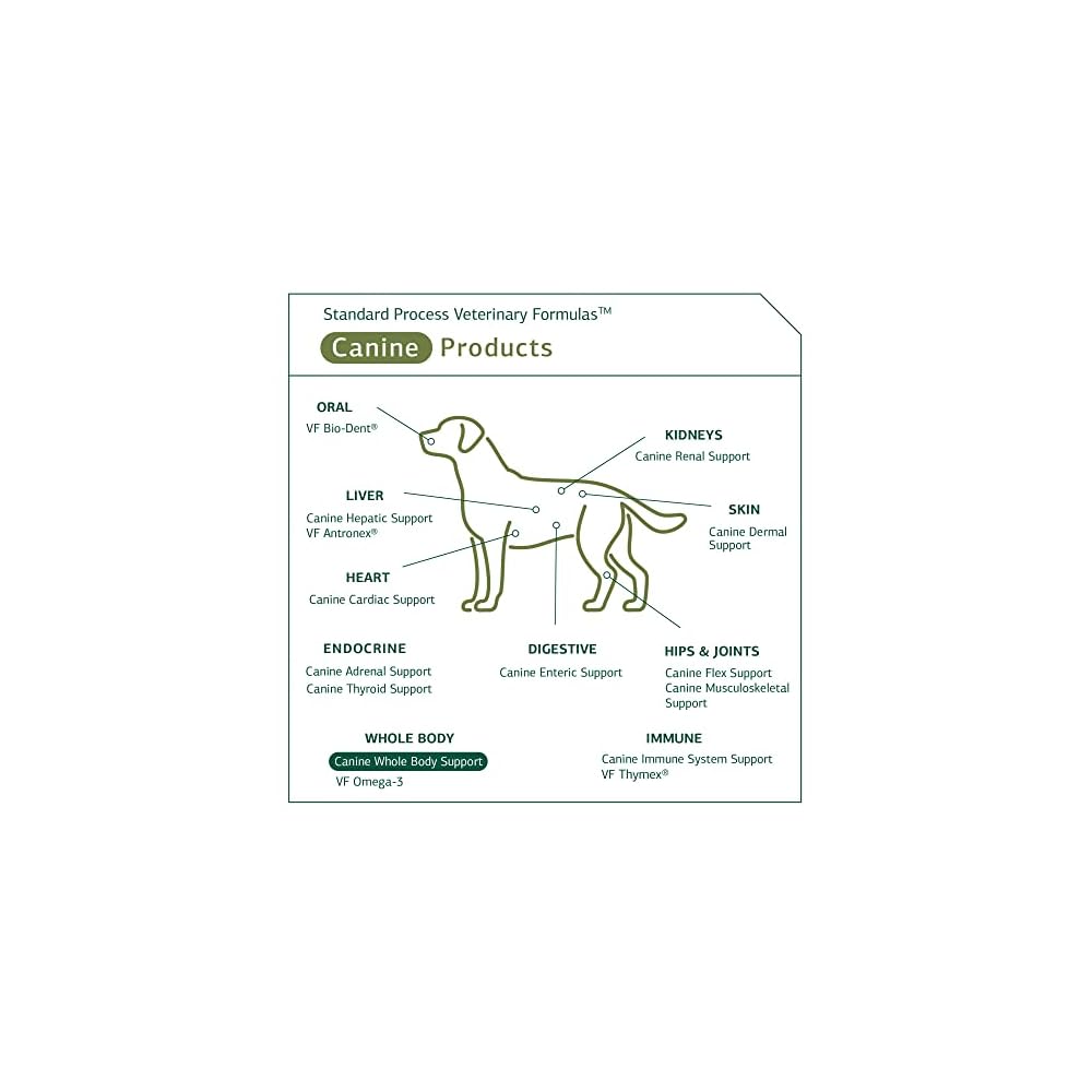 Standard Process Canine Whole Body Support Daily Supplement for