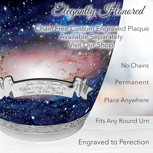 Image of Cosmic Galaxy Cremation Urns for Human Ashes Adult Female Urns for Ashes