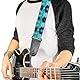 buckle-down gs-w34604 Tie Dye Reflection türkis Blues Gitarrengurt