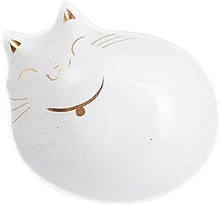 VILLCASE 1Pc Acessórios Brancos Acessórios Para Animais De Estimação Tigelas De Gato Para Animais De Estimação Tigela De Cerâmica Tigelas De Cerâmica Para Gatos Tigela De Comida Para Gato