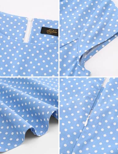 Image of Dressystar Women's Vintage 1950s A Line Cap Sleeve Cocktail Party Dress