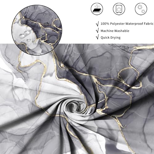 ASDCXZ Marble Shower Curtain 180x180 cm - Image 3
