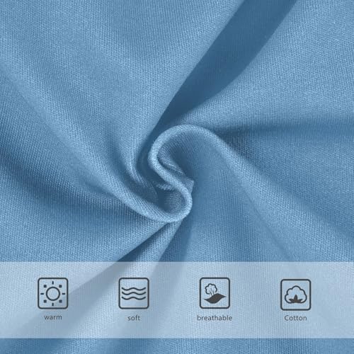 Joisal Aesthetic Toddler Girls Underwear 2t Cotton Panties Little Girl Steel Blue Briefs Underpants3