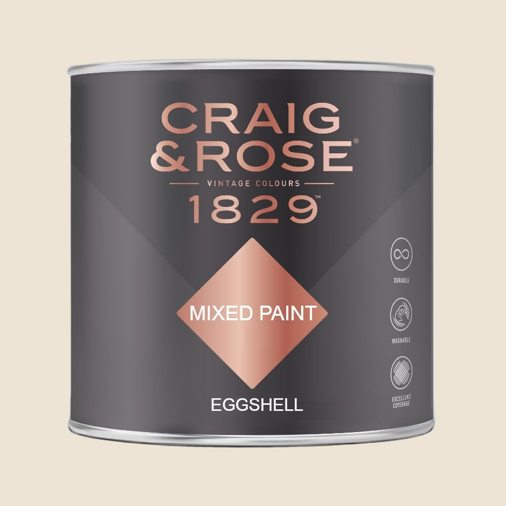 Paint Stop CRAIG & ROSE 1829 EGGSHELL REGENCY WHITE 750ML