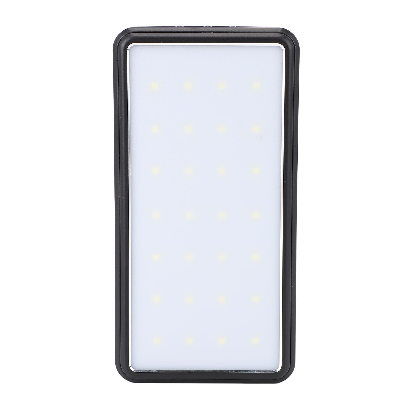FTVOGUE Banque d'énergie Solaire, Chargeur Solaire ABS 10 000 MAh avec Entrée et Sortie USB C, Double Lampe de Poche, étanche IP67, étanche à la Poussière pour Le Camping en Plein Air, Les Voyages