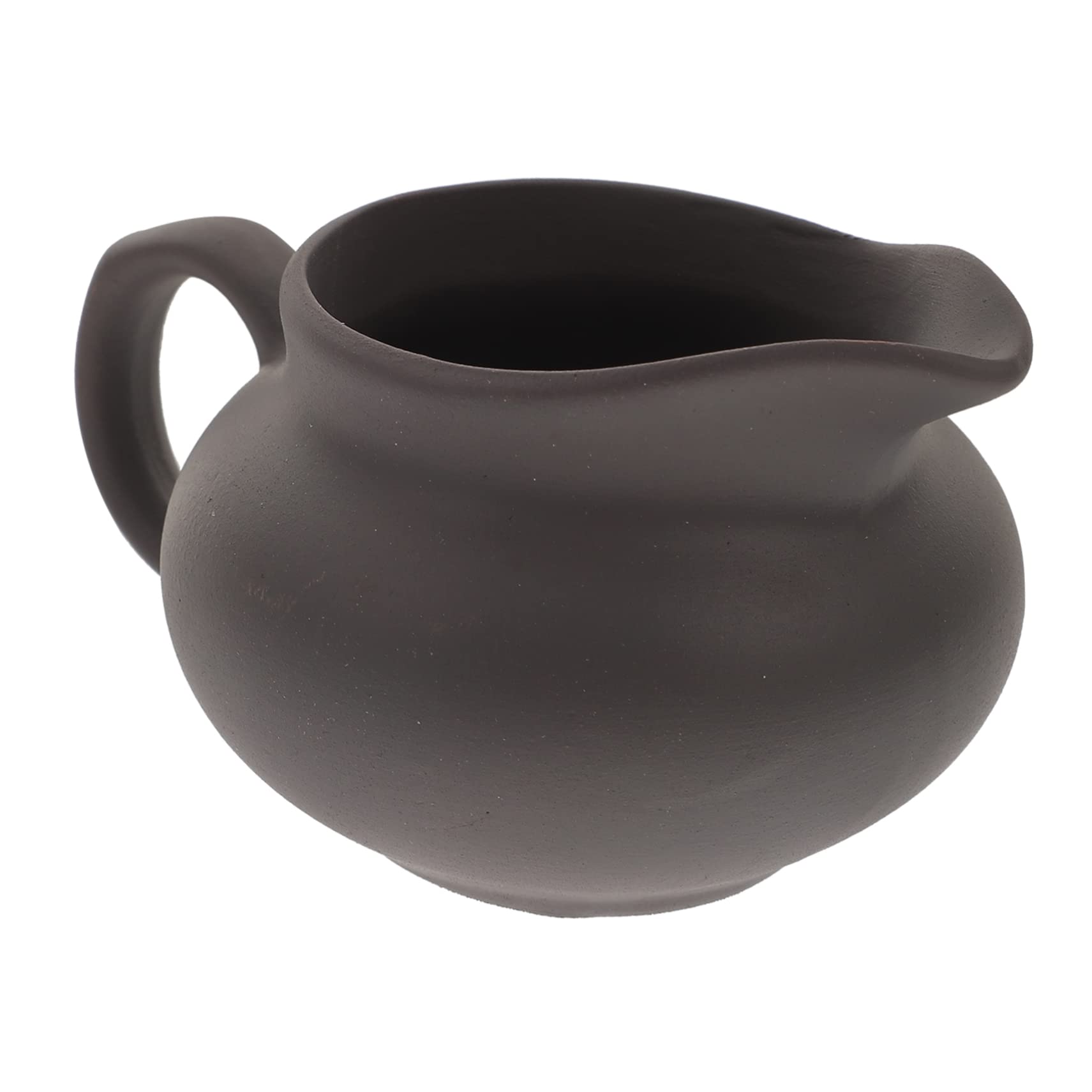 Veemoon Milk Dispenser Comfort Grip Handle Ceramic Jug for Kitchen Pouring Kettle for Restaurant