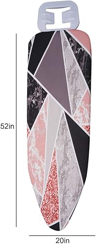Miniatura 2 de Funda para tabla de planchar, acolchado grueso reflectante para tabla de planchar, se adapta a tablas de hierro de tamaño grande y extragrande, 52 x