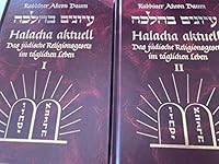 Halacha aktuell: [?Iyunim ba-halakhah] : ju¨dische Religionsgesetze und Bra¨uche im modernen Alltag : Ero¨rterungen, Exegesen, Erkenntnisse und ... rabbinischer Quellen (German Edition) 3892286728 Book Cover