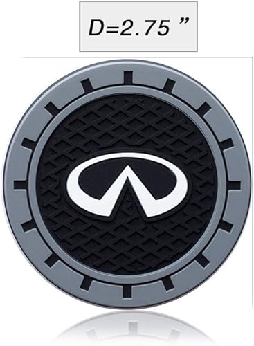 Miniatura 5 de Portavasos para Infiniti QX50 Q50 Q70 Q70L Q60 QX30 QX60 QX60 QX80 Series QX80, posavasos antideslizantes para accesorios interiores de automóvil
