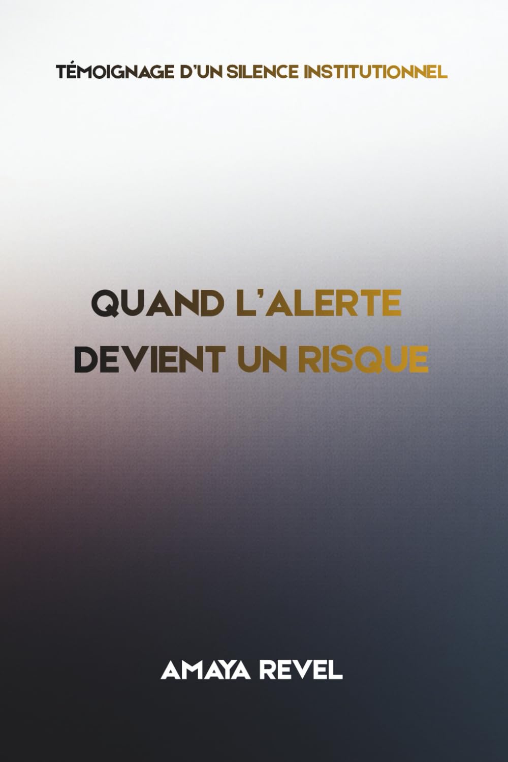 QUAND L'ALERTE DEVIENT UN RISQUE: TÉMOIGNAGE D'UN SILENCE INSTITUTIONNEL