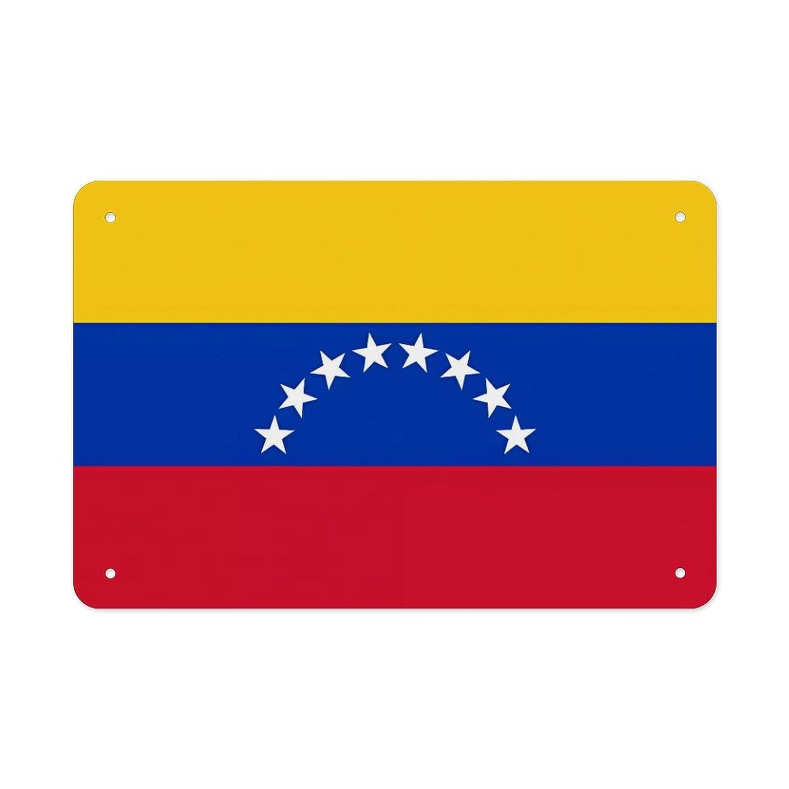 Fodpand Style Flag Of Venezuela Wall Art Metal Signs Tin Sign