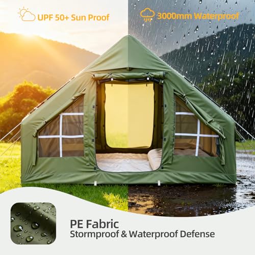 Carpa inflable y silla doble para camping miniatura 3