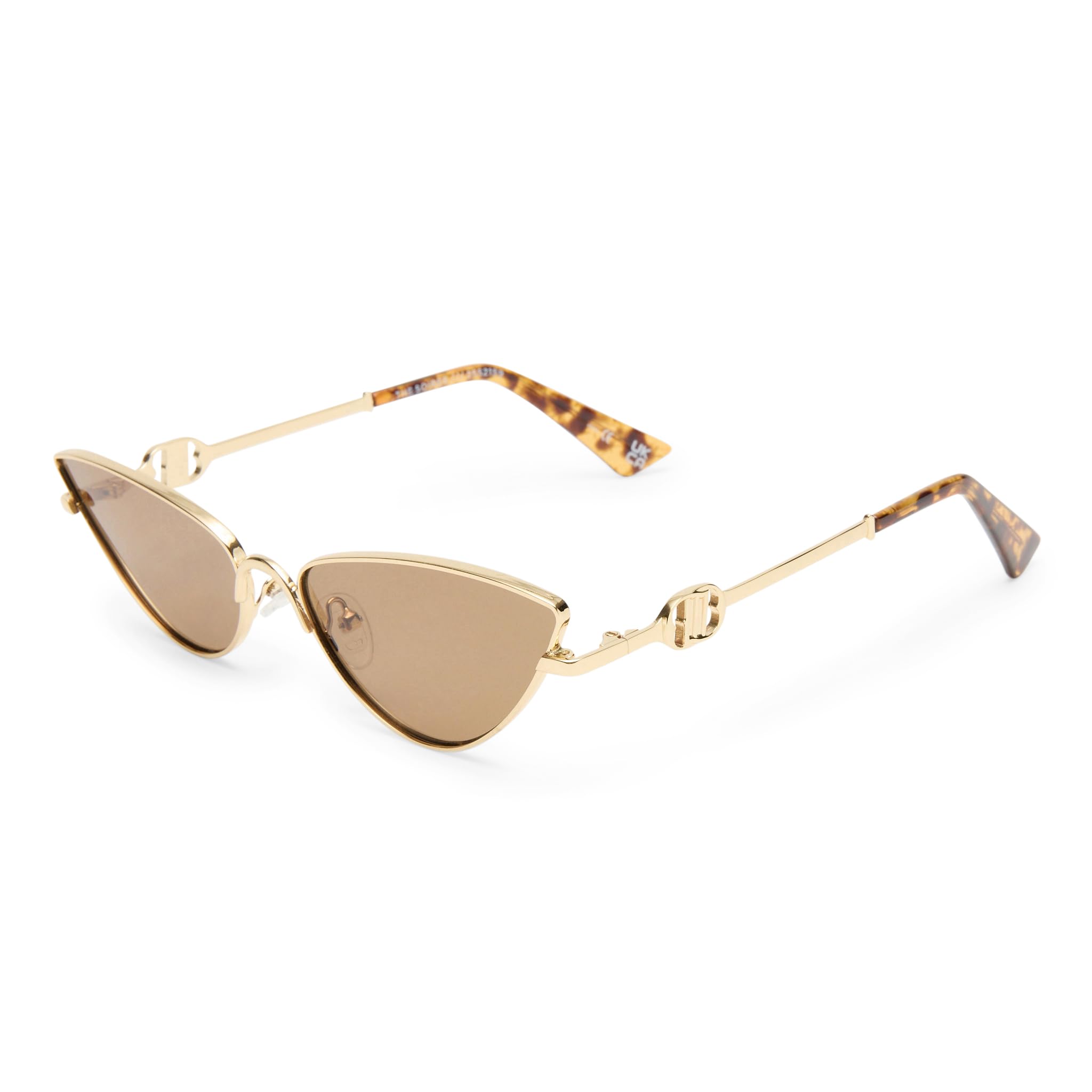 Le Specs. THE SOIREE BRIGHT GOLD - Sonnenbrille für Damen CAT-EYE Rahmenform mit UV-Schutz LSU2552159