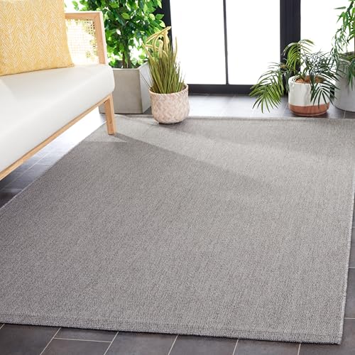Tapete SAFAVIEH Sisal Outdoor Lavable 4x6 pies Gris miniatura 3