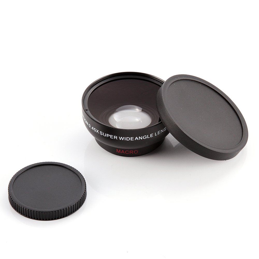 FOTGA - Obiettivo grandangolare e macro da 46 mm, 0,45 x 46