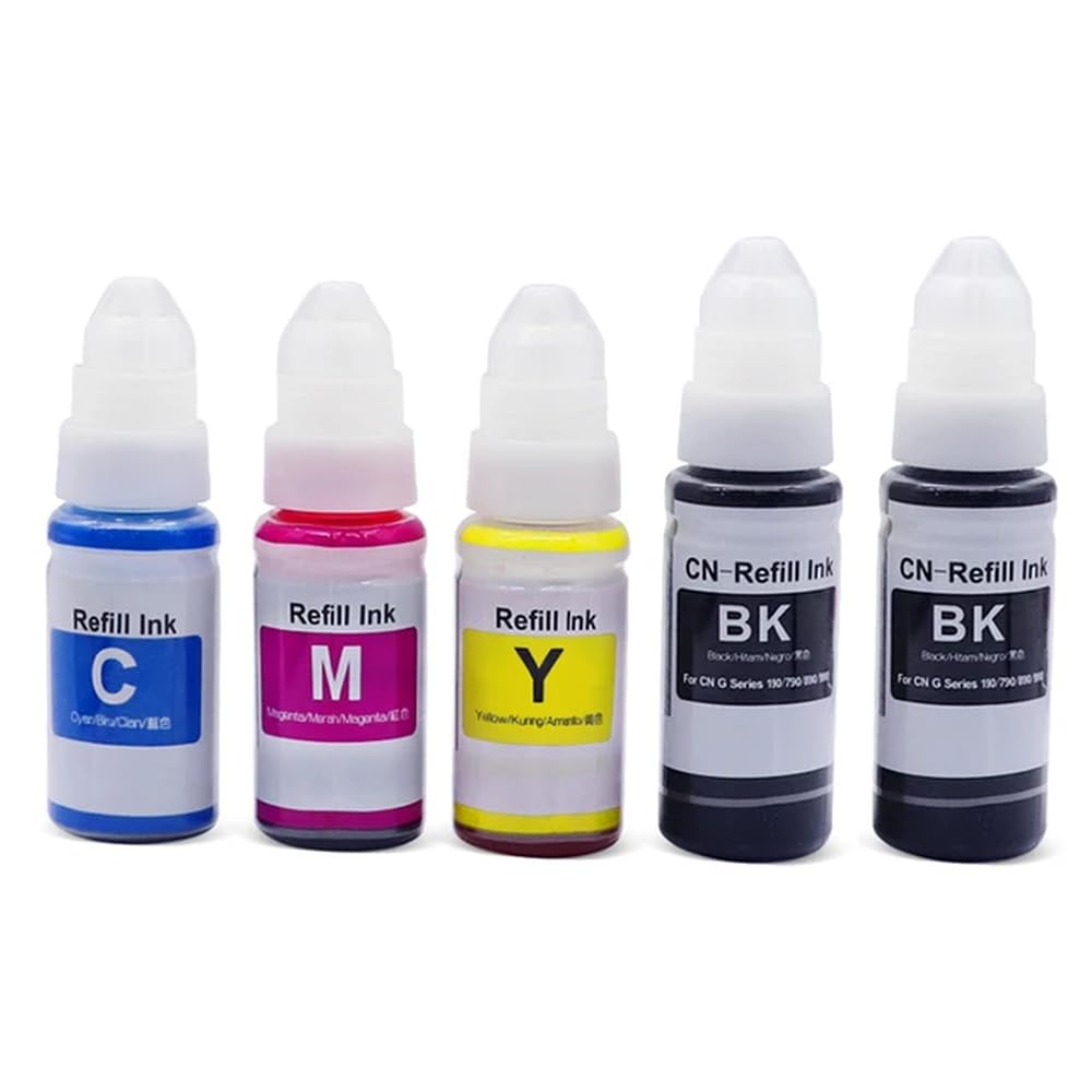 GI490 Kompatible Tintenfeind Kompatibel mit G1400 G1410 G1411 G2400 G2410 G2411 G3400 G3410 G3411 G4400(1 Set Plus 1BK)
