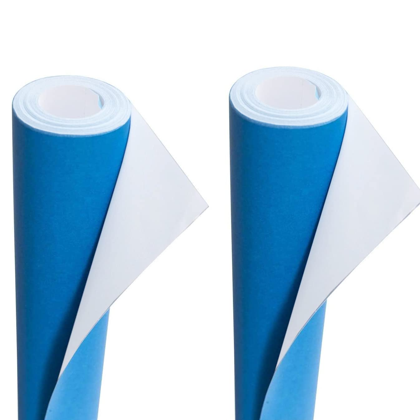 2 Rolls of Packing/Display Poster Paper Roll 3Ace Crafts – 10 m x 76 cm Ideal for Wrapping Wrap Birthday Gifts Drawing Table Runner Covering Parcel Backing School Board – Azure Colour — image 1