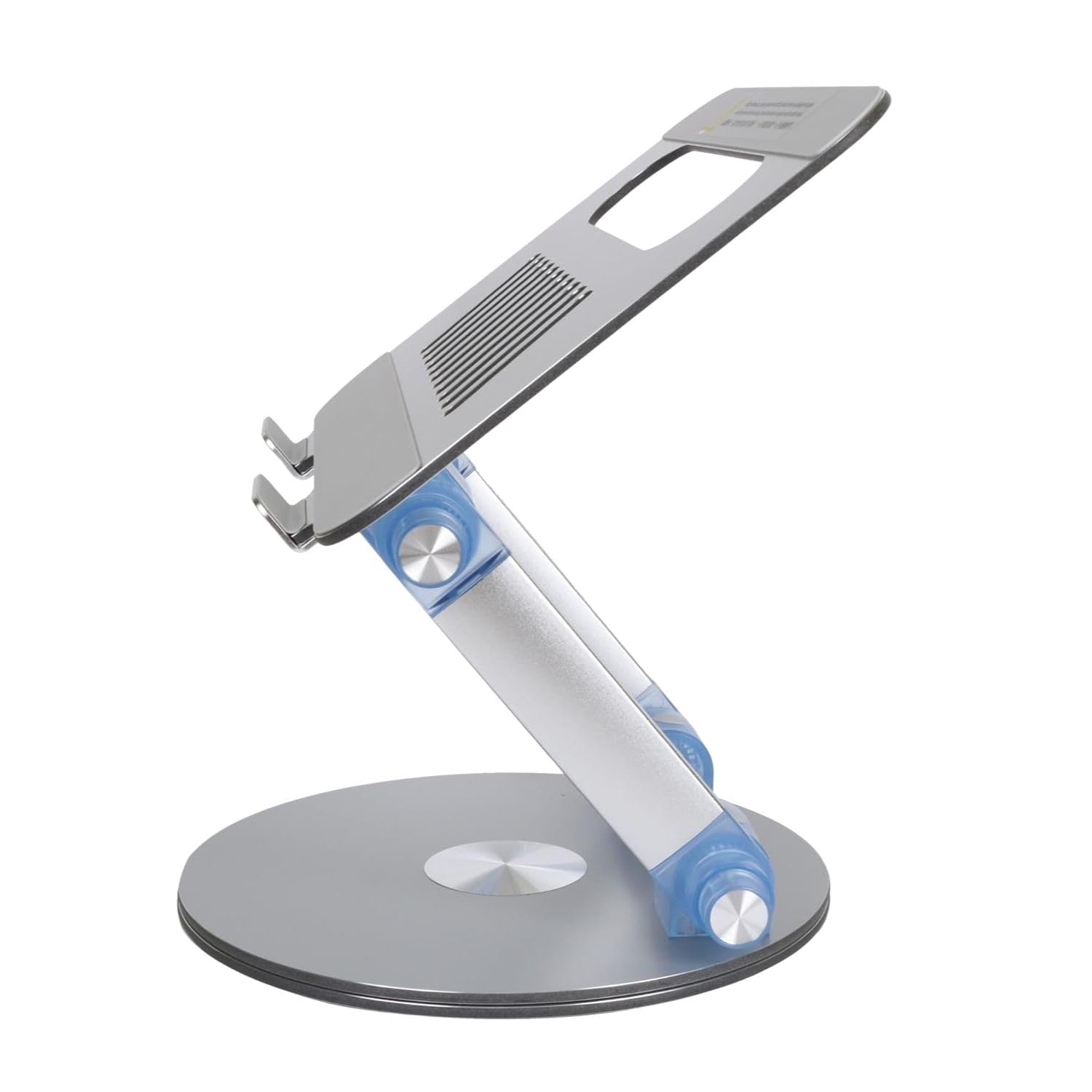 J27 Portable Laptop Stand, Ergonomic Adjustable Alloy Laptop Riser, Foldable Stand, Height Adjustable, Anti-Slip Design, Lightweight, Ideal for Work, Study, and Travel 23