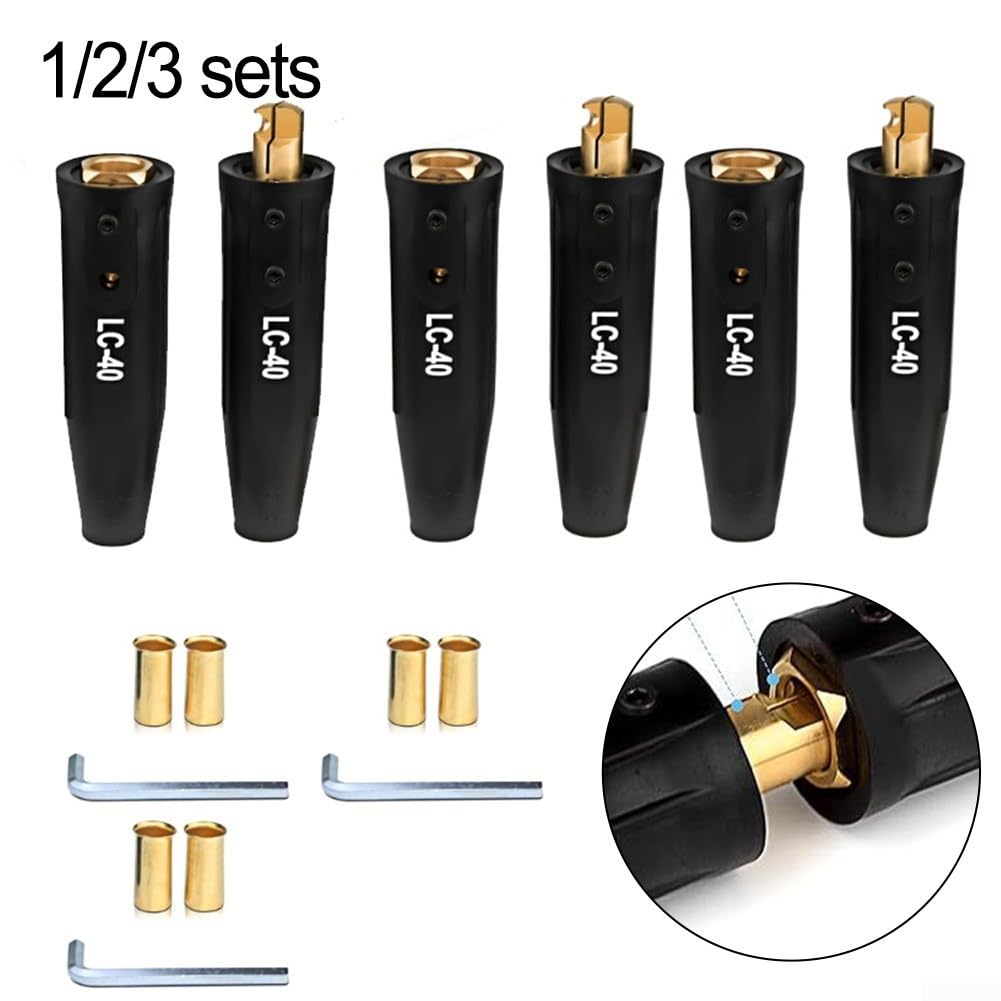 Conector de cable de soldadura 350 A para taller para conexión de cable de