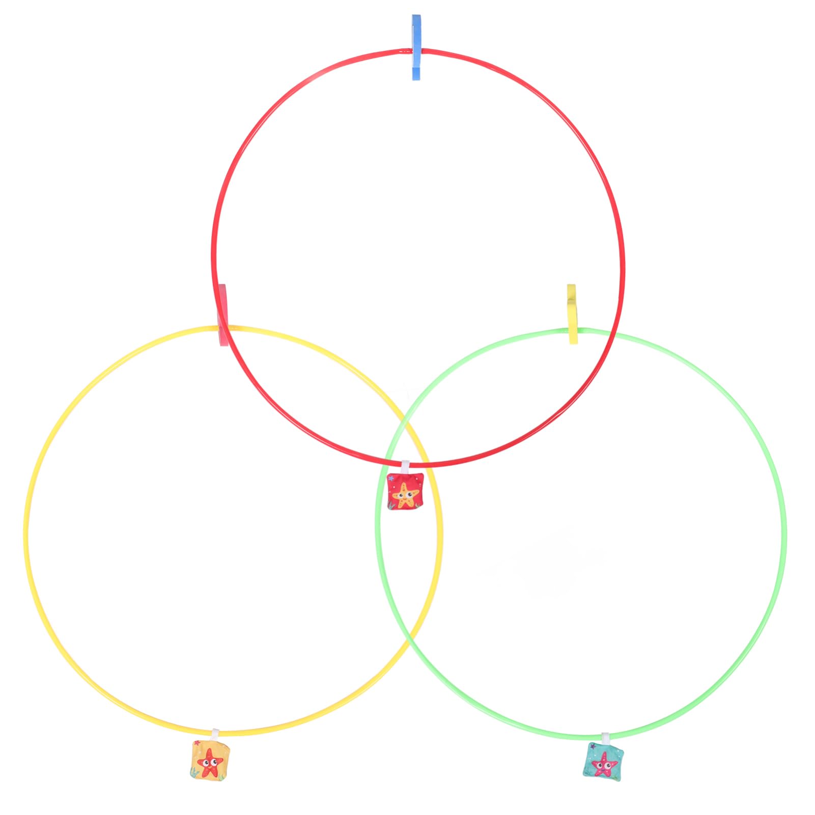 VANZACK 3pcs Underwater Diving Rings Pool for Fun Swim Training Hoops Enhance Swimming Skills Safe Material for Summer Pool Games