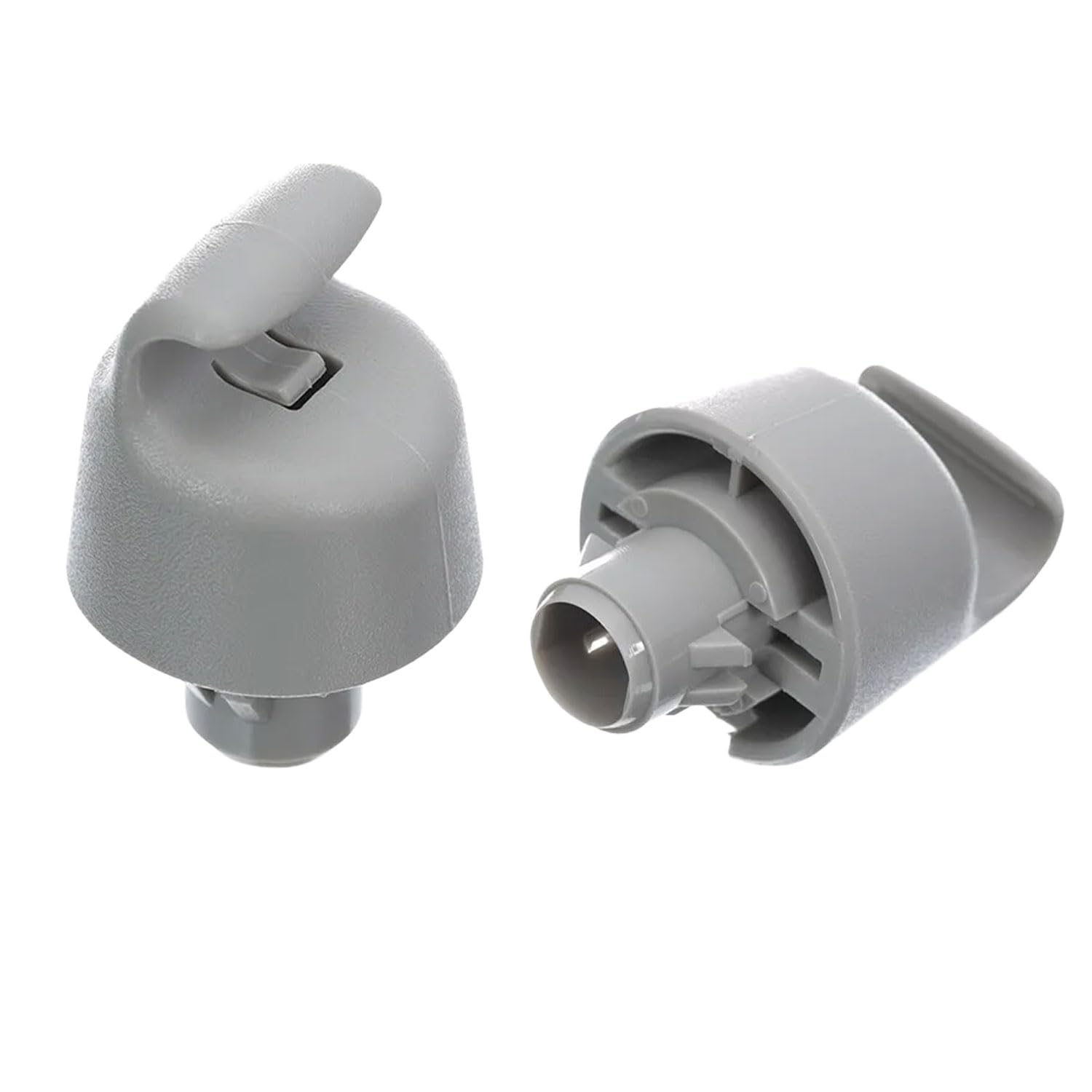 UpAmcarker 96409-3JA0A Sun Visor Retainer Clip Holder Latch Lock Compatible with N-issan Trail T32 Altima Murano Pathfinder Teana Rogue Titan Armada 96409-5HA0A (Gray 2Pcs)