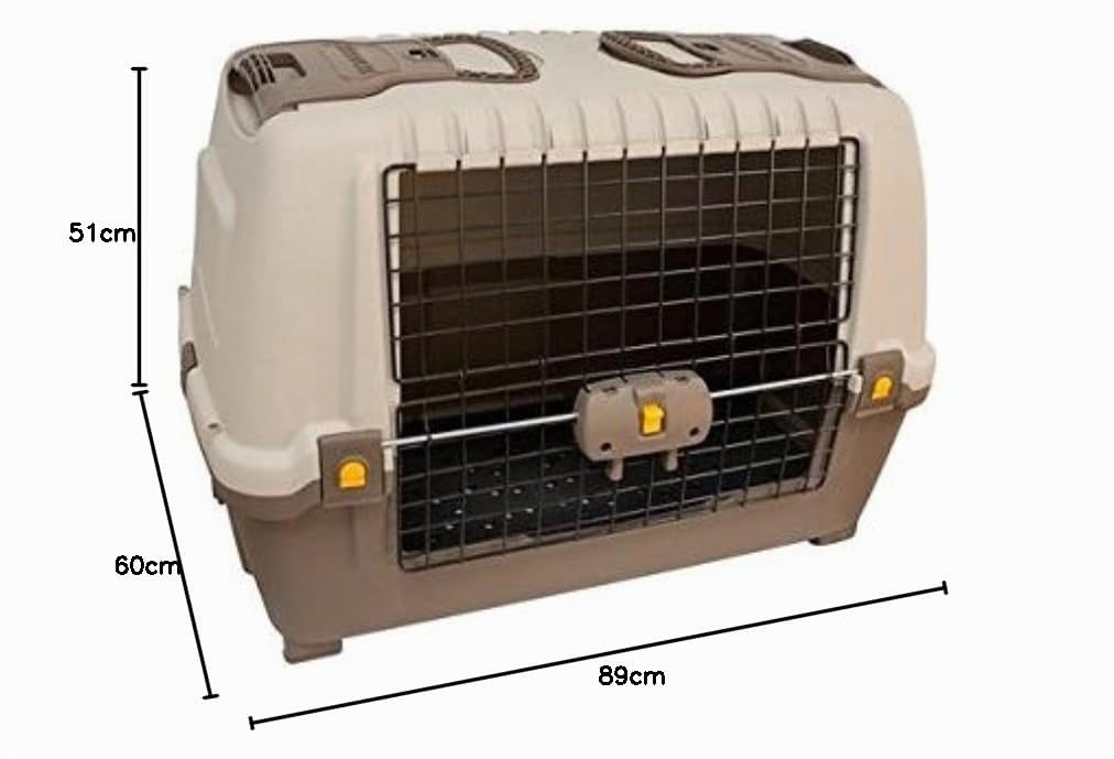 Skudo - Transportín Car 90, accesorio de viaje para perros, conforme a las normativas