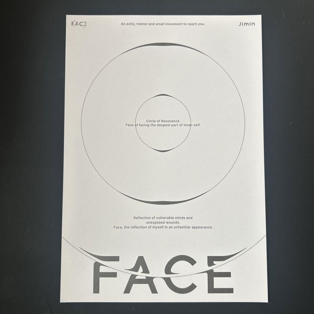 Amazon.co.jp: BTS ジミン フォトカード ソロアルバム FACE 見に