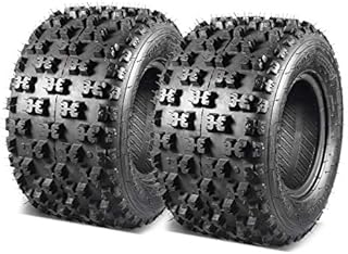MaxAuto 20x10x9 ATV Tires 20x10-9 Rear Tires 20-10-9 20x10 9 All Terrain UTV Tires 20 10 9 Mud Sand Snow Tires 6PLY Tubeless Tire, Set of 2