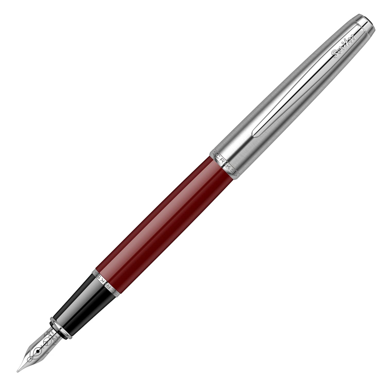Scrikss Metropolis 78 Dolma Kalem, Akrilik Gövde, Bordo