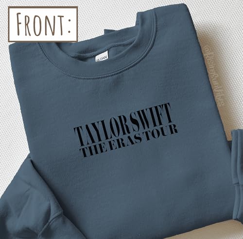 TS-Eras-Concert-Sweatshirt-Taylor-Fan-Gift-M-Arctic-White-Black-Writing