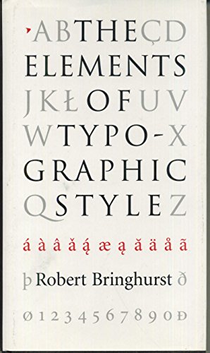 The Elements of Typographic Style The Elements of Typographic Style