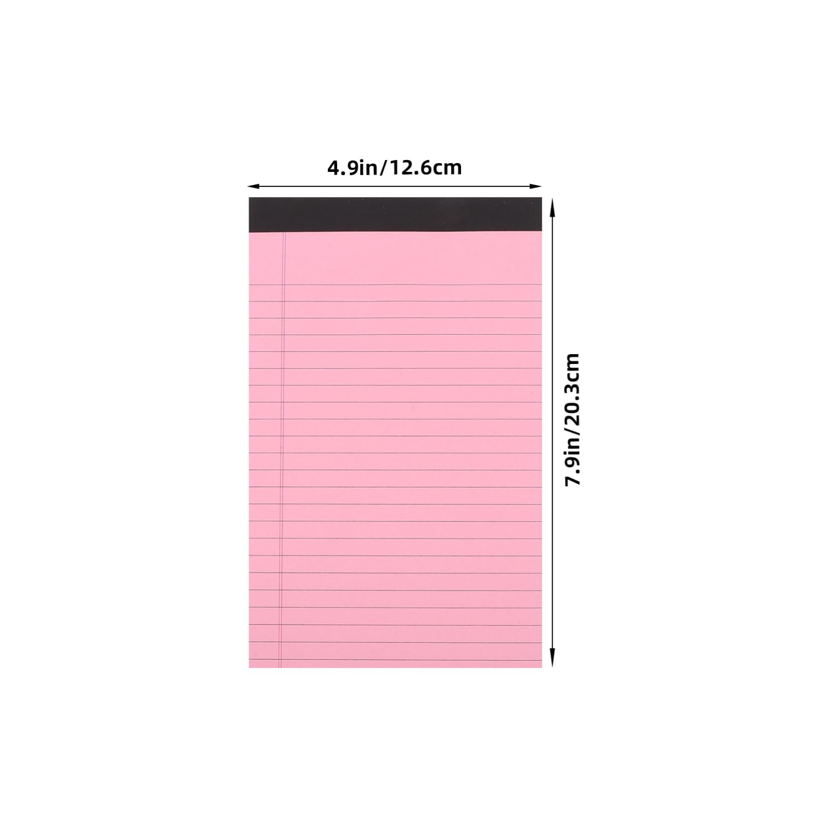 Legal Pad A5 Rosso in Carta 4 Pezzi, Lined Notepad | Quadernoni, Taccuino Appunti, Blocchi per Scrivere, Quaderni Appunti, Decorazioni Scuola