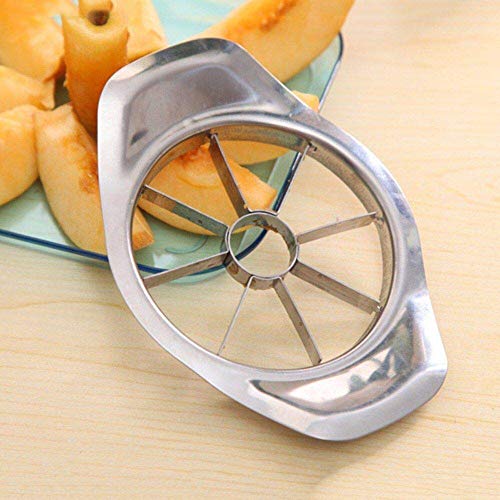Image of Stainless Steel Fruits, Veggies & Melon Cutter Divider Slicer Kitchenware (Stainless Steel Apple Cutter)
