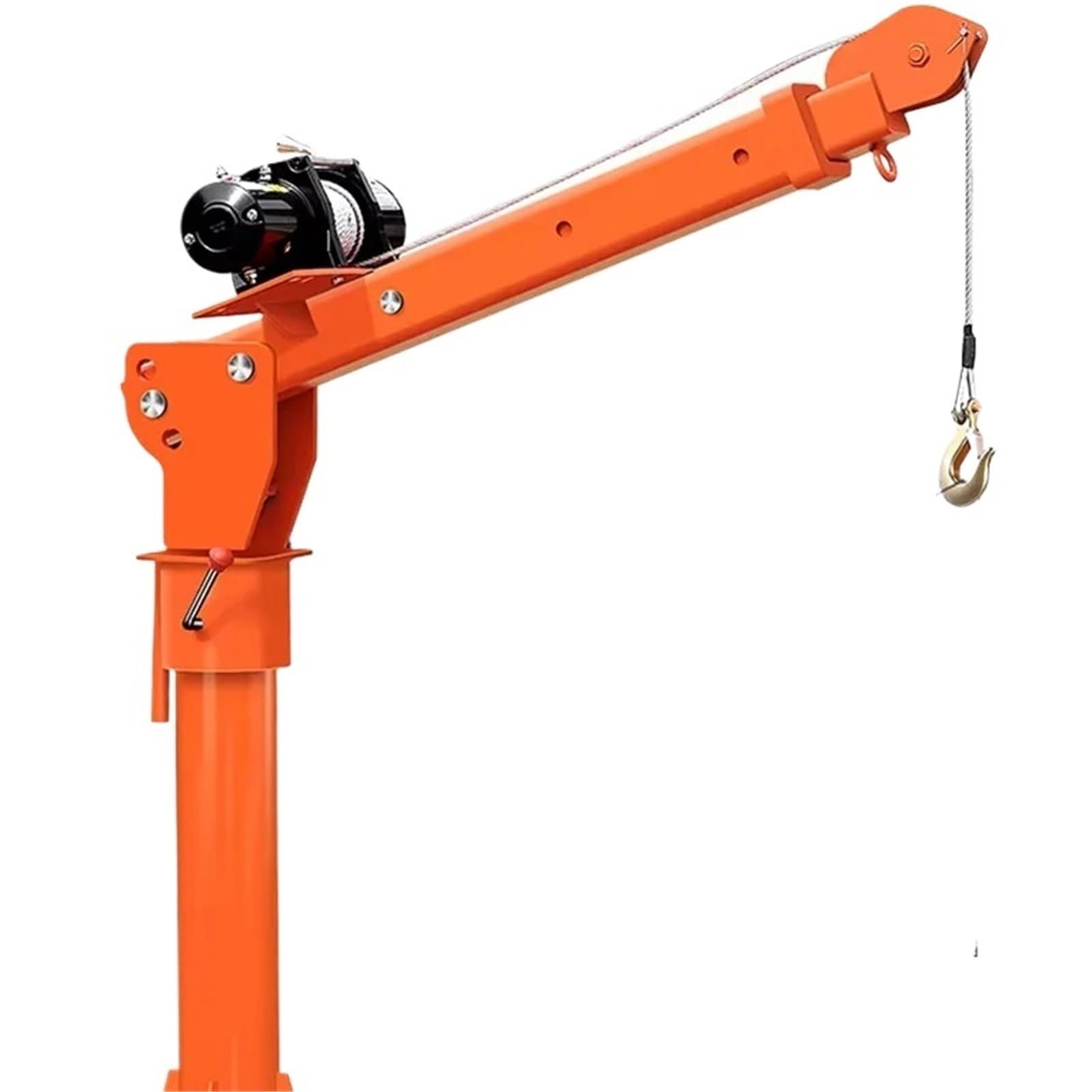 Argano elettrico Capacità di sollevamento della gru montata su veicolo: 500 kg/1 T 12/24 V per uso domestico, 220 V per piccoli paranchi mobili per camion sopraelevazione(220V-500KG)
