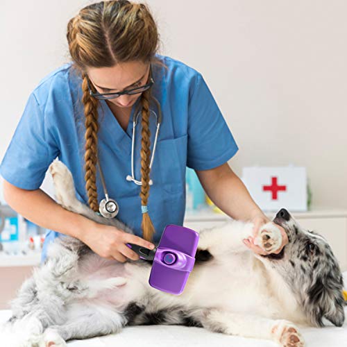 Gm Pets™ Self Cleaning Grooming Brush | This Is The Best Dog And Cat Brush For Shedding And Grooming | Our Pet Brushes Are Suitable For All Hair Lengths (Original) #TOP6
