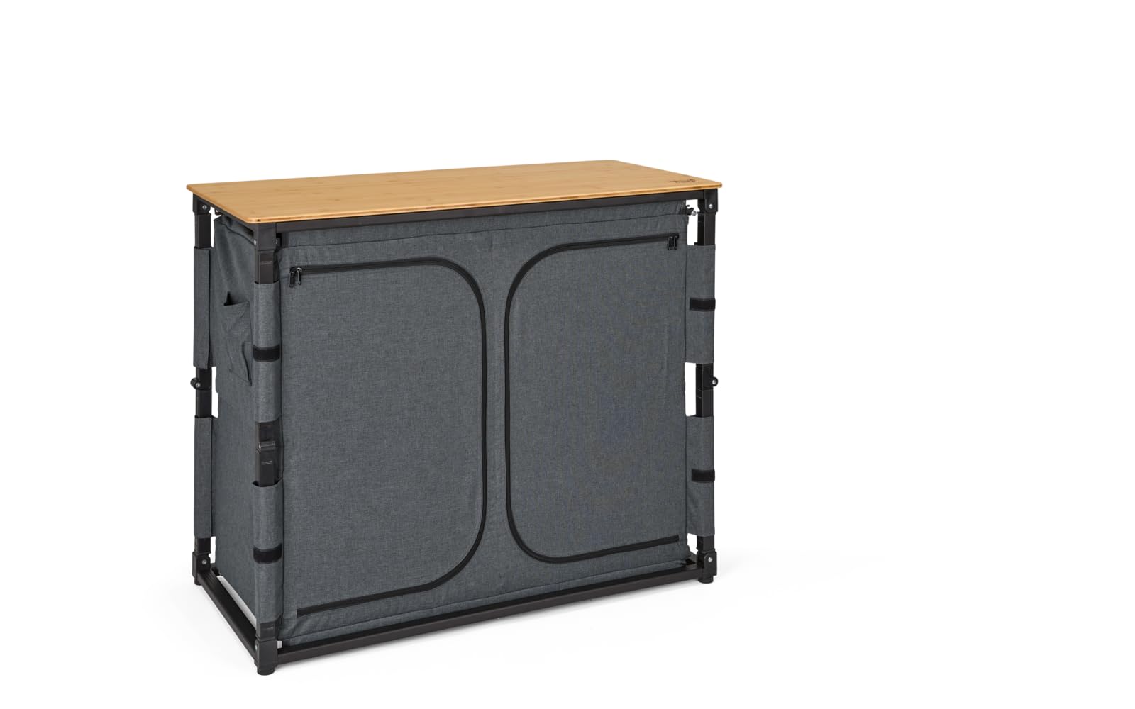 camp LIFE Küchenbox Varna | Klappbare Campingküche Reiseküche Campingschrank mit Spülbecken & Windschutz | Outdoor Küchenschrank Camping Küche Miniküche für Wohnmobil, Zelt & Vorzelt