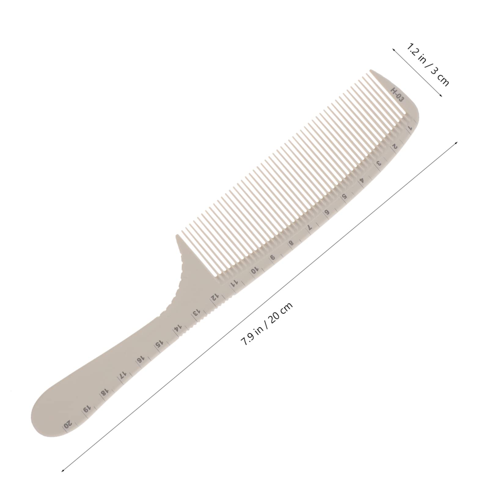 FOMIYES 10stücke Haarschneidekämme Mit Maßstab Professionelle Friseurkämme Für Haarschnitt Und Styling Leicht Und Ergonomisch Für Friseursalons Und Heimgebrauch