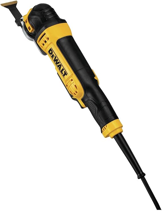 DEWALT Oscillating Tool, 3-Amp, Corded, Includes Wood Blades, Sandpaper and Tool Bag (DWE315K)