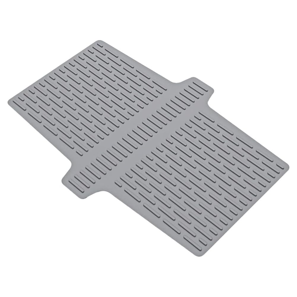 CTRLZS For Double Basin Silicone Sink Divider Mat, 17.6x12.8 Inches- Heat, Non-Slip, Dishwasher Safe