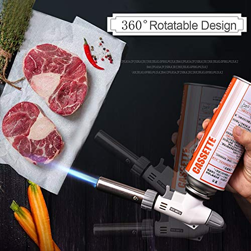 Ferramenta ao ar livre, Romacci Tocha a gás portátil Acampamento ao ar livre Queimador de gás butano