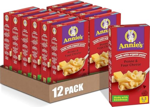 Annie's Penne and Four Cheese, Made with...