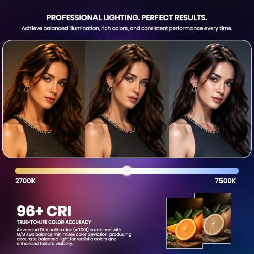 Image of Simpex LS500R RGB LED Photography Light Stick | Rechargeable Video Light with 360 Full Color RGB, 2700K-7500K Bi-Color, CRI 96+, 15 FX Effects, Music Sync Mode for YouTube, Vlogging, Photography