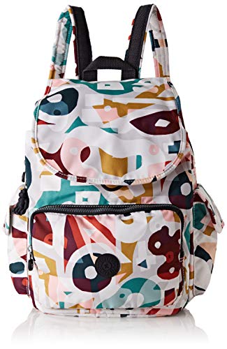 Kipling: City Pack  Mochilas Mujer  Multicolor  Music Print   32x37x18.5 centimeters