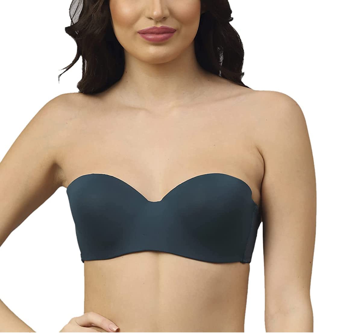 Brachie Women’s Balcony Wired Strapless T-Shirt Bra Brachie Women’s Balcony Wired Strapless T-Shirt Bra